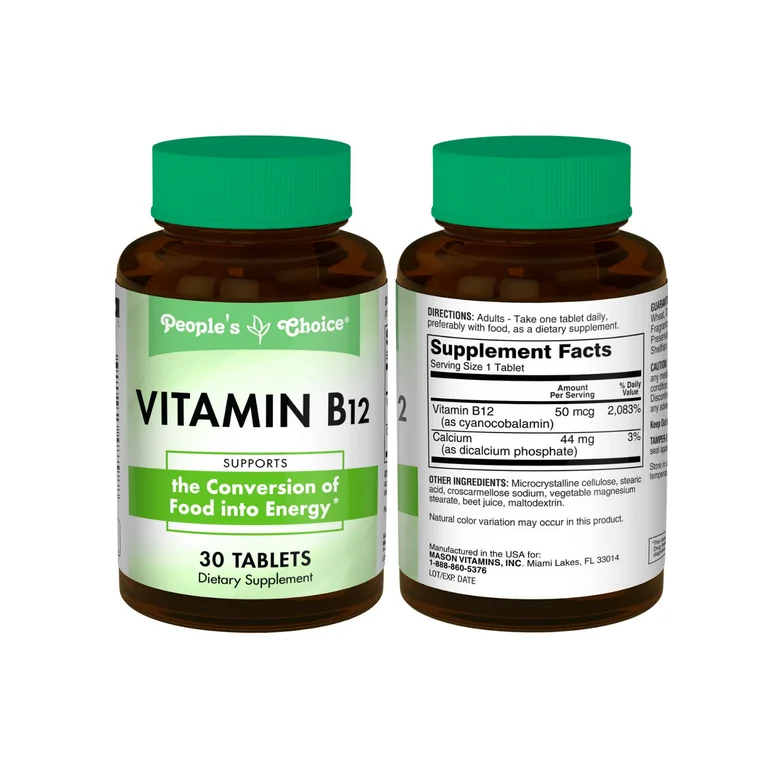 Peoples Choise Vitamin B-12  30 tab