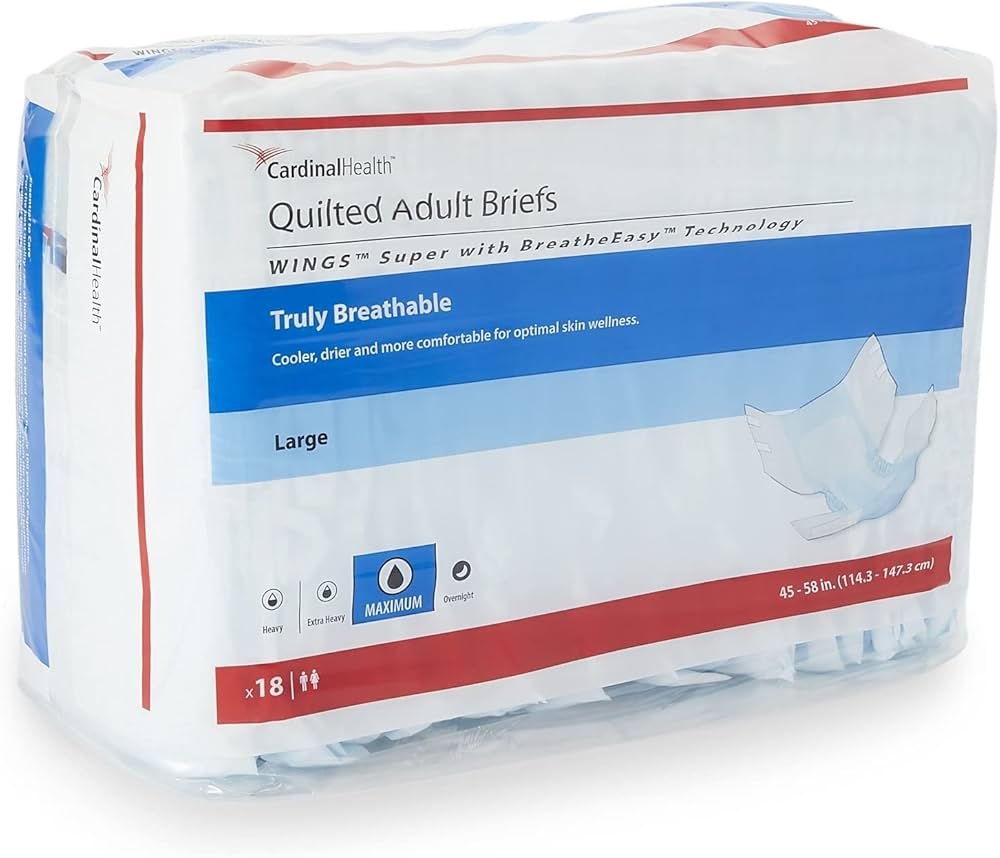 CARDINALHEAL QUILTED ADULT BRIEFS